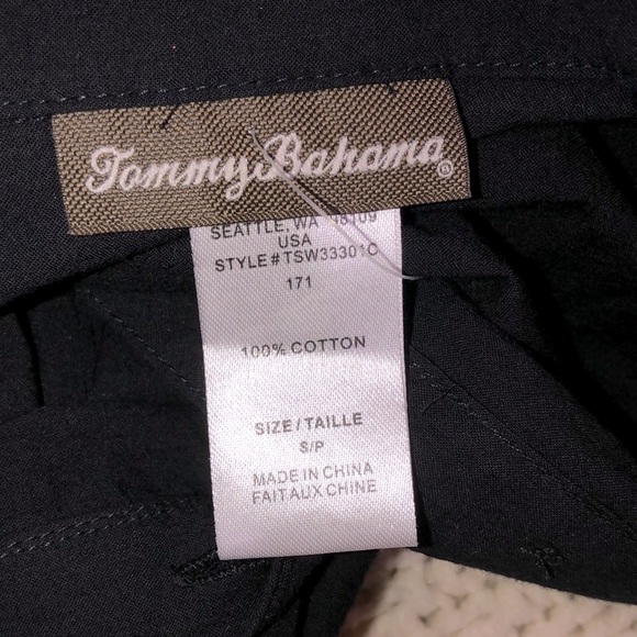 Tommy Bahama black crinkle shirt dress size small new with tags - Picture 5 of 9